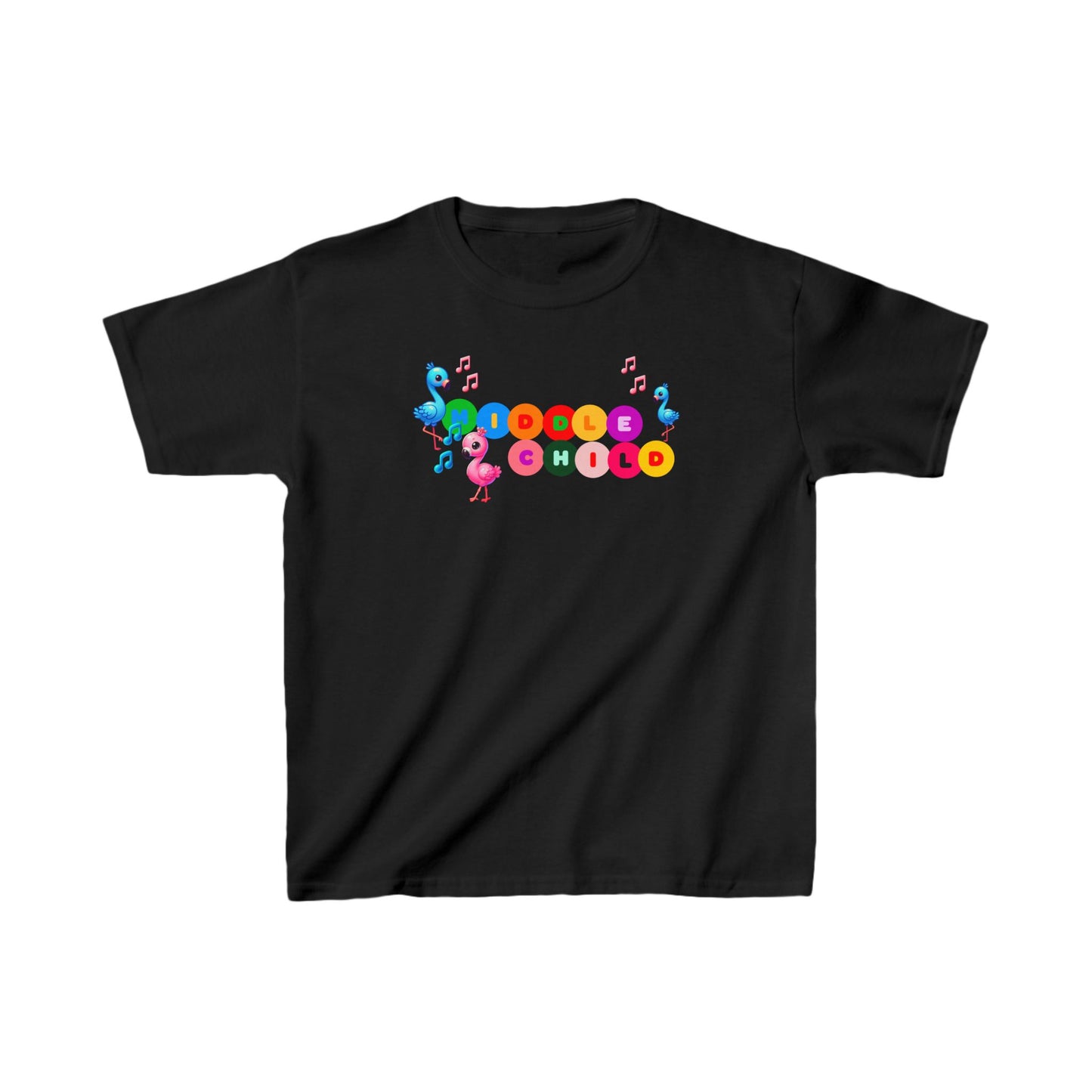 Middle Child Music Tee | Fun Kids Heavy Cotton Shirt